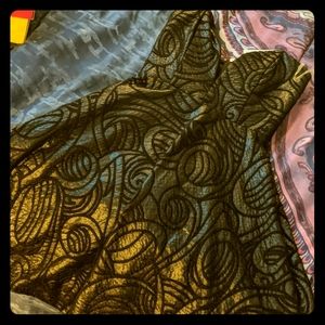 Black strapless dress